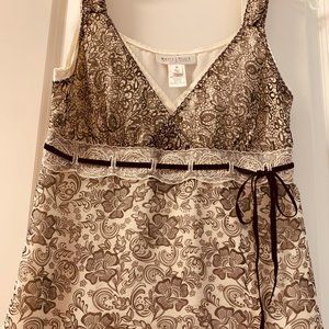 EUC WHBM layered blouse size SX